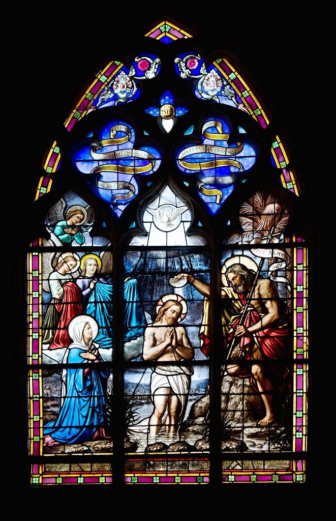 vitre bretagne frankrijk france hdr vilaine vestingstad kerk Notre-Dame olv notre dame chateau kasteel